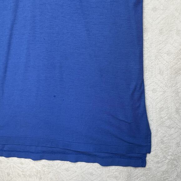 Vintage Levis Polo Shirt Adult Large Blue Collared Dress Shirt 1980s USA Jeans - Picture 4 of 13